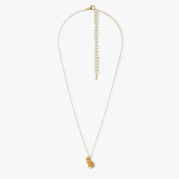 Lollipops - Steel cat pendant necklace
