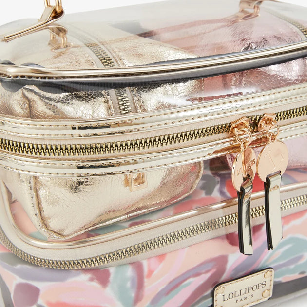 Lollipops - Large gold-tone vanity case