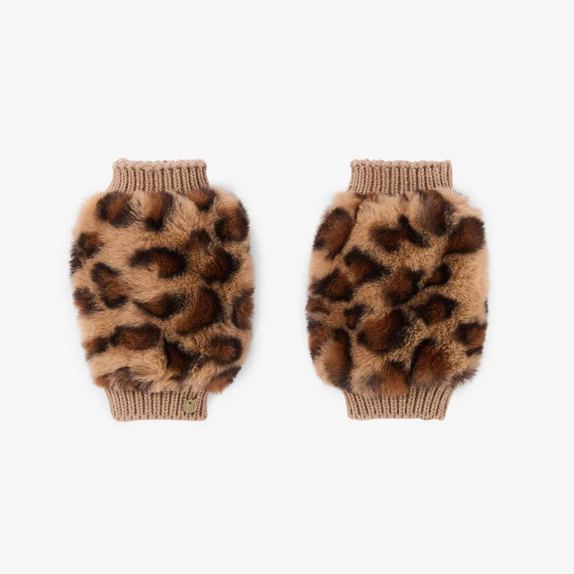 Lollipops - Leopard-print mittens