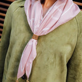 Lollipops - Pink square scarf