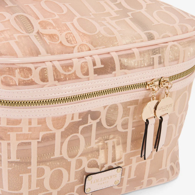 Lollipops - Large pink L vanity case