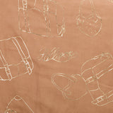 Lollipops - Camel rectangular scarf