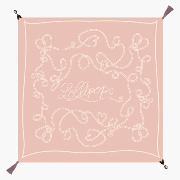 Lollipops - Pink square scarf