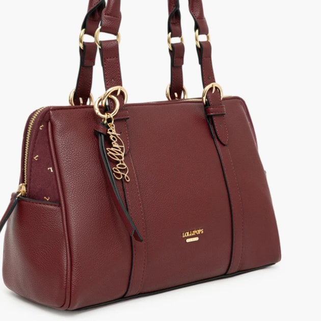 Lollipops - Tobi burgundy M bowling bag