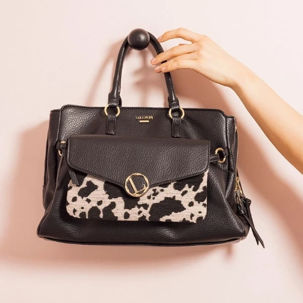 Lollipops - Tim large black shopper bag