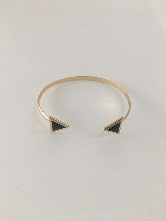 Mayrev - Gold open cuff bracelet