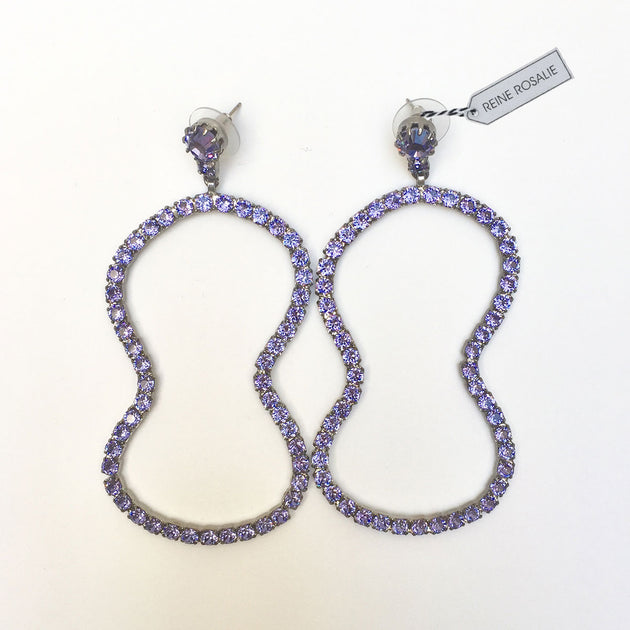 Reine Rosalie - Purple Earrings